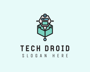 AI Robot Medical Doctor logo design