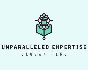 AI Robot Medical Doctor logo design