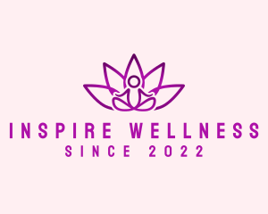 Yoga Wellness Meditation logo design