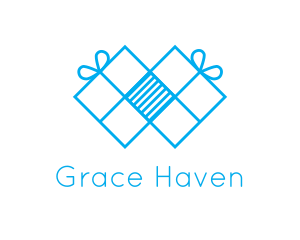 Blue Ribbon Gifts logo design