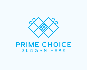 Blue Ribbon Gifts logo design