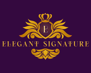 Elegant Royal Crown logo design