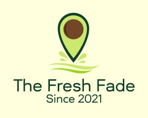 Avocado Location Tracker logo design