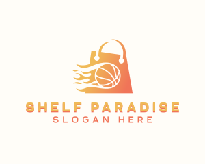 Basketball Shopping Bag Logo