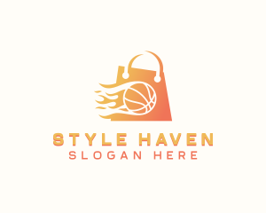 Basketball Shopping Bag logo