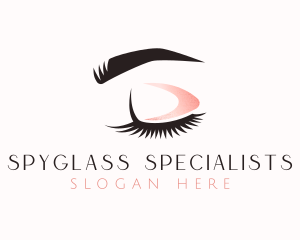 Eyebrow Makeup Eyelashes logo design