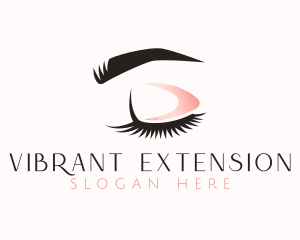 Eyebrow Makeup Eyelashes logo design