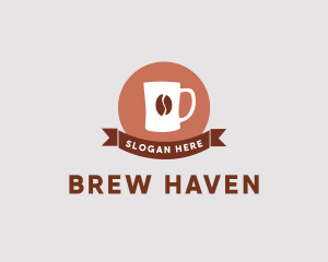 Coffee Mug Banner logo design