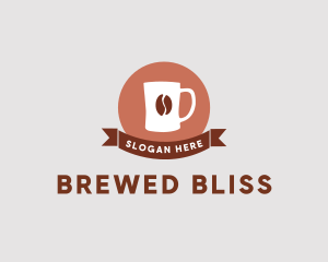 Coffee Mug Banner logo design