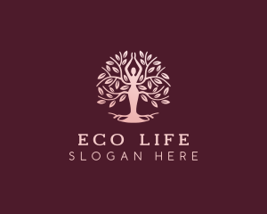 Nature Woman Tree logo design