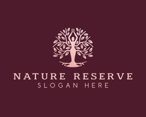 Nature Woman Tree logo design