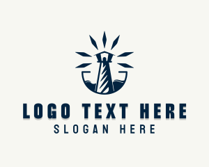 Maritime Coastal Lighthouse logo