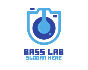 Blue Lab Camera logo design