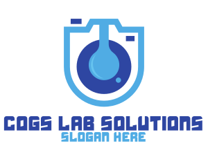 Blue Lab Camera logo design