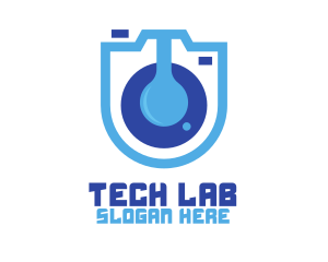 Blue Lab Camera logo design