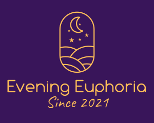 Starry Evening Field  logo design