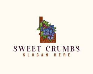 Idaho Sweet Huckleberry logo design