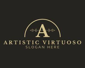 Luxury Arch Lounge logo design