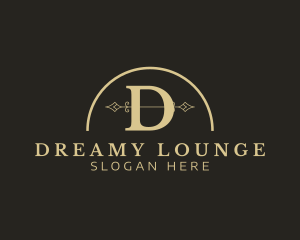 Luxury Arch Lounge logo design