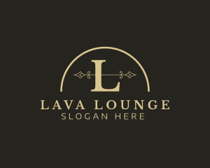 Luxury Arch Lounge logo design