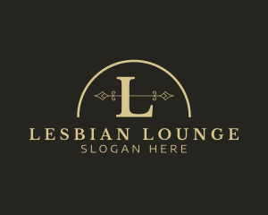 Luxury Arch Lounge logo design