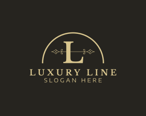 Luxury Arch Lounge logo design