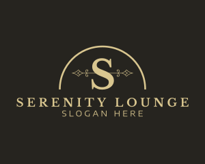 Luxury Arch Lounge logo design