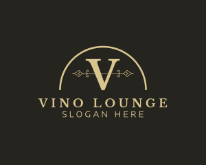 Luxury Arch Lounge logo design