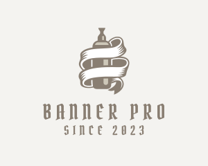 Vape Smoking Banner logo design