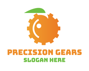 Orange Engine Gear logo design