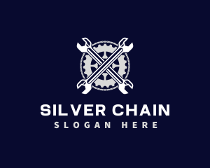 Wrench Chain Repair logo design