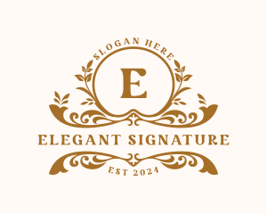 Elegant Floral Garden logo design