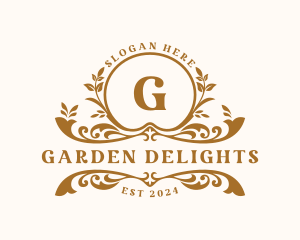 Elegant Floral Garden logo design