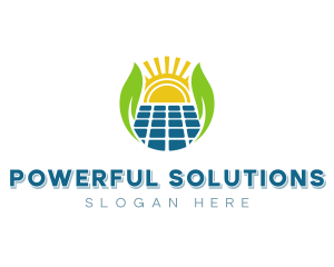 Electrical Solar Panel logo design