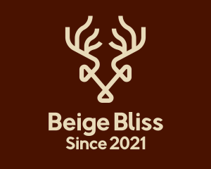 Wild Deer Antlers logo design