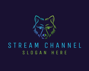 Wolf Streaming Esports logo design