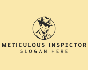 Detective Man Investigator logo