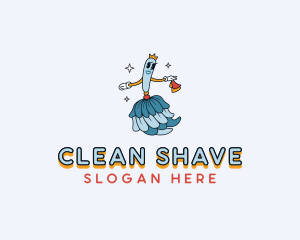 Clean Sanitation Duster logo design