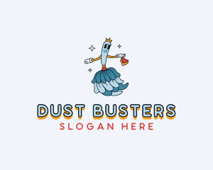 Clean Sanitation Duster logo design