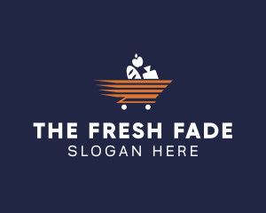 Fast Cart Grocery logo design