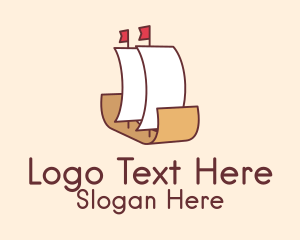 Paper Boat Travel  Logo