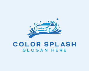 Water Splash Car Care logo design