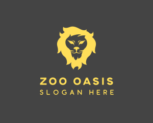 Lion Animal Zoo logo design