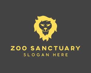 Lion Animal Zoo logo design