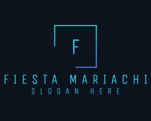 Aesthetic Square Lettermark logo design