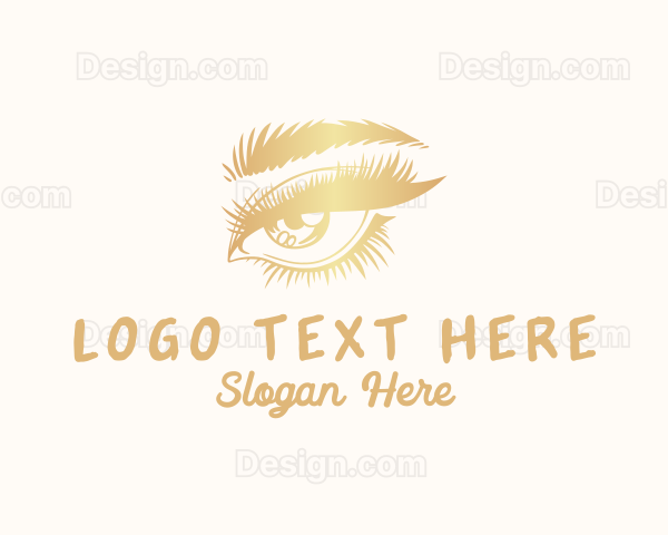 Luxe Woman Eyelash Logo