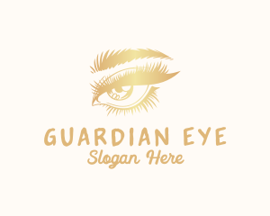 Luxe Woman Eyelash logo design