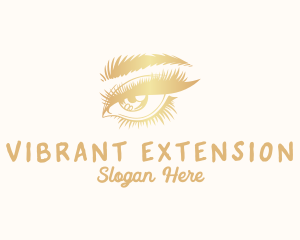 Luxe Woman Eyelash logo design