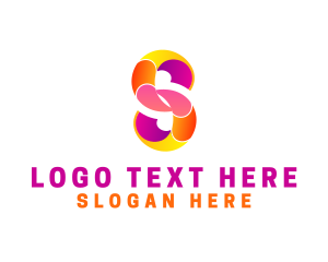 Colorful Business Letter S logo