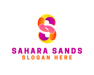 Colorful Business Letter S logo design